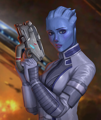 Liara T'Soni, Ciane ocampo, Fanart HD phone wallpaper