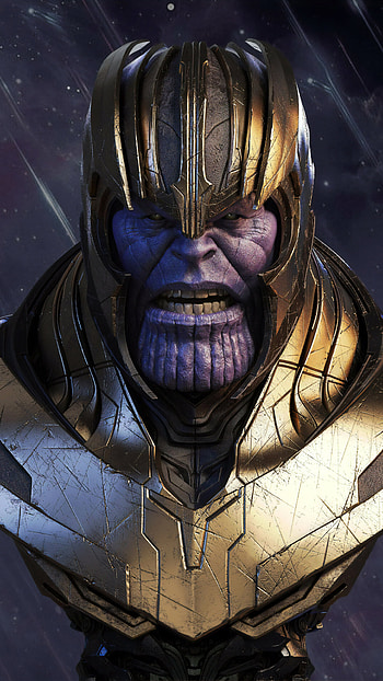 Thanos, new art, Sony Xperia compatibility, Marvel's epic character HD phone wallpaper