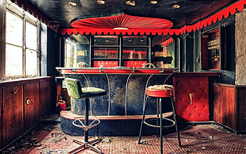 Background, Interior, Miscellanea, Miscellaneous, Old, Bar HD wallpaper