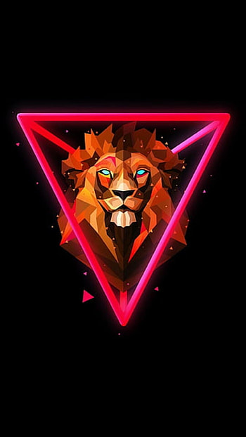 Geometric Animal, AMOLED , Stunning visual experience HD phone wallpaper