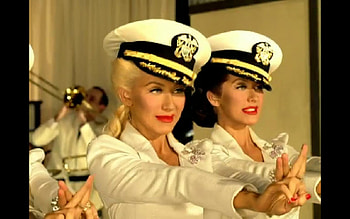 christina, navy, candyman, people, female, blonde, blonde, christina, candyman, singer, people, female HD wallpaper