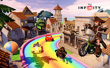 Davy Jones, Jack Sparrow, Violet Parr, Lightning McQueen, video game, Disney Infinity HD wallpaper