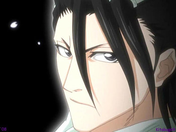 Byakuya, bleach, anime, boy, dark HD wallpaper