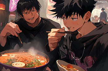 Toji and Megumi Fushiguro - Jujutsu Kaisen, Toji Fushiguro, Megumi Fushiguro, Anime, Jujutsu Kaisen HD wallpaper