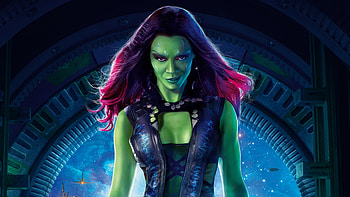 Guardians of the Galaxy, Gamora, Zoe Saldana, Best movies HD wallpaper