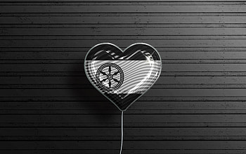 I Love Osnabruck, , realistic balloons, black wooden background, german cities, flag of Osnabruck, Germany, balloon with flag, Osnabruck flag, Osnabruck, Day of Osnabruck HD wallpaper