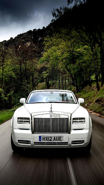 Rolls Royce, White Car HD phone wallpaper