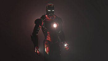 Iron Man Dark , iron-man, superheroes, artwork, artist, behance HD wallpaper
