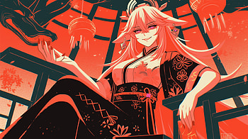 Yae Miko Guuji - Embrace the Spirit of Genshin Impact, video game, Genshin Impact, Yae Miko Guuji (Genshin Impact) HD wallpaper