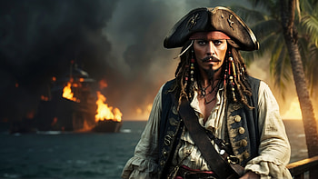 Pirates of the Caribbean - Swashbuckling Adventure at Sea, Pirates Of The Caribbean, pirate, ship, fire, adventure HD wallpaper