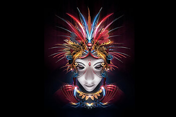 Priestess magician, mask, priestess HD wallpaper