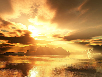 Nature, Glare, Morning, Color, Overflow, Overflows HD wallpaper