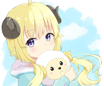 Tsunomaki Watame, hololive, Tsunomaki Watame, Anime, Virtual Youtuber HD wallpaper