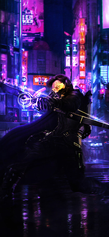 Hawkeye in Cyberpunk 2077, XS Max, , and HD phone wallpaper