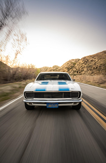 Chevrolet, Cars, Road, Car, Speed, Chevrolet Camaro HD phone wallpaper