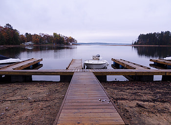 Down At The Marina, Boats, graphy, Trees, Lake, Nature, Docks, Marina, Sky HD wallpaper