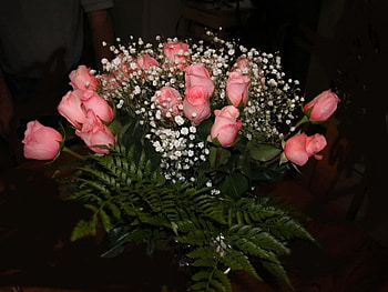 Bouquet roses pink, flowers, roses HD wallpaper