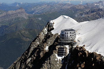 Nature, Mountains, France, Refuge Du Gouter, Alpine Hotel, Highland Hotel HD wallpaper