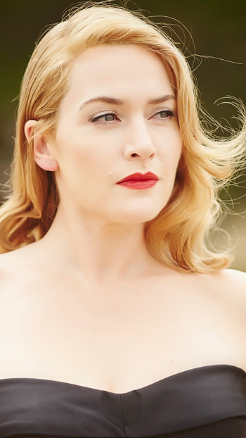 Kate Winslet, Black dress elegance, Sony Xperia , backgrounds HD phone wallpaper
