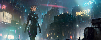 Ana De Armas As Watcher Of Scifi City, ana-de-armas, scifi, artist, artwork, digital-art, deviantart HD wallpaper