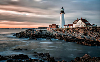 Maine lighthouse, Windows 10, Maine scenery, Tablet explore HD wallpaper