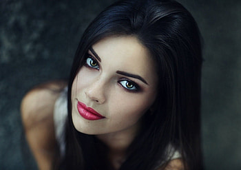 Brunette, sexy, model, beautiful, woman HD wallpaper