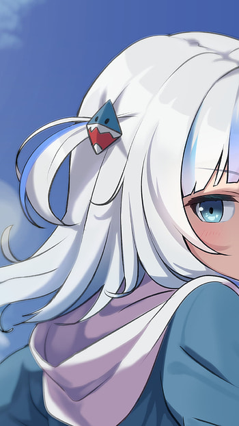 Gawr Gura, Anime, Virtual Youtuber HD phone wallpaper