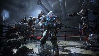 Chief Garron Paduk, Gears of War HD wallpaper
