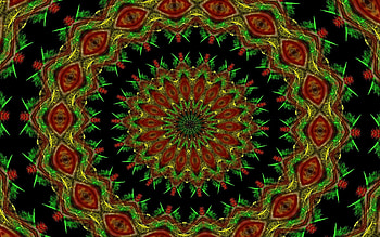 Abstract, Patterns, Shine, Light, Bright, Rotation, Kaleidoscope HD wallpaper