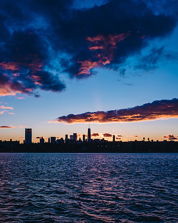 Cities, Usa, Night City, United States, Panorama, New York HD phone wallpaper