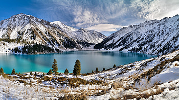 Landscape, Nature, Mountains, Lakes HD wallpaper