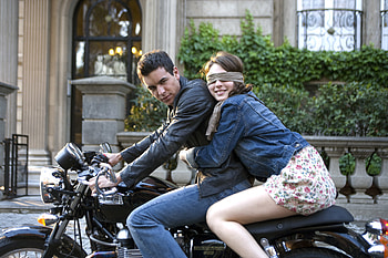Mario Casas, Mdchen der Kerl, Liebe Motorrad, Umarmungen HD wallpaper