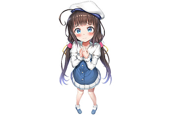 Cute, blue eyes, Ai Hinatsuru, Ryuuou no Oshigoto! HD wallpaper