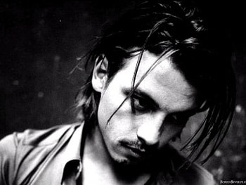 johnny depp, movies, cinema, black and white HD wallpaper