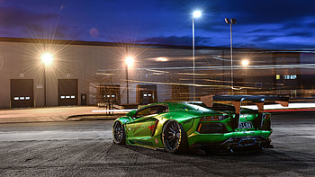 Lamborghini Aventador, Liberty Walk Cars HD wallpaper