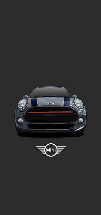 Mini cooper orange, automotive_exterior, car HD phone wallpaper
