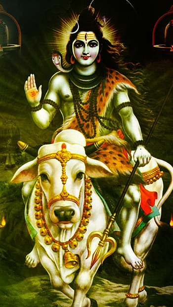 Best Lord Shiva, Nandi, Nature Background HD phone wallpaper
