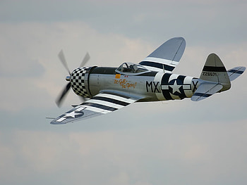 P47 THUNDERBOALT, antique, fly, aircraft, airplane HD wallpaper