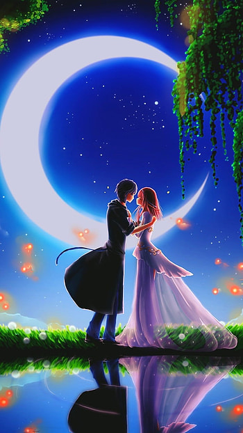 Love Romantic Anime Couple Ultra , Love HD phone wallpaper