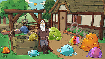 Leonard Spectral Frog Alchemist Monster Sanctuary HD wallpaper