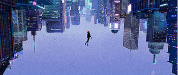 Aesthetic Spider Man Into The Spider Verse, Miles Morales Falling HD wallpaper