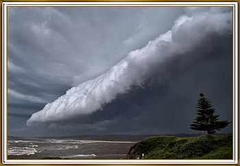 STORM CLOUDS OVER TUROSS HEAD, NSW, AUSTRALIA, NATURE, STORM, CLOUDS HD wallpaper