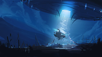 Ufo Scifi , scifi, ufo, artist, artwork, digital-art HD wallpaper