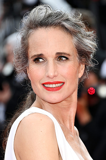 Andie MacDowell, Cannes Film Festival, Hairstyle, Mane addicts HD phone wallpaper