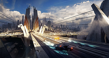 Alone On The Road Artwork, alone, road, artist, artwork, digital-art, deviantart, scifi, future HD wallpaper