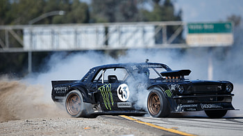 Gymkhana 7 Ford Mustang, Hoonigan HD wallpaper