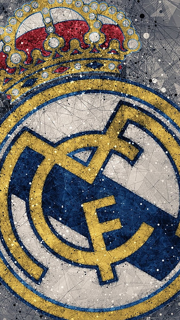 Real Madrid, Crystal Texture HD phone wallpaper