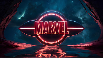 Marvel Neon, Marvel Comics, space HD wallpaper