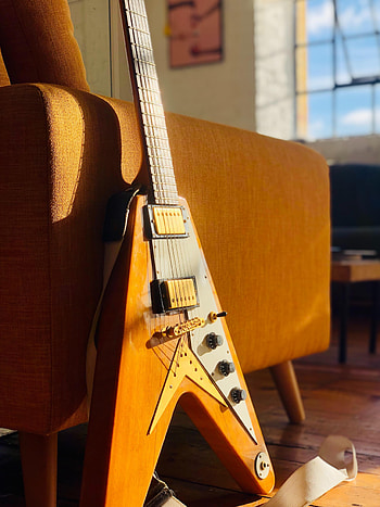 Music, Brown, Guitar, Musical Instrument, Electric Guitar HD phone wallpaper