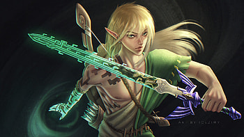 Link - Tears of the Kingdom - Fanart, Link, video game, The Legend of Zelda: Tears of the Kingdom HD wallpaper